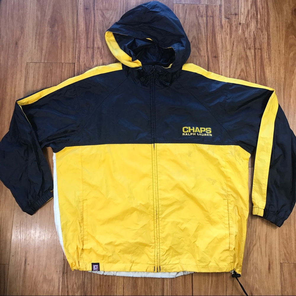 Mens Vintage Chaps Ralph Lauren Windbreaker Large